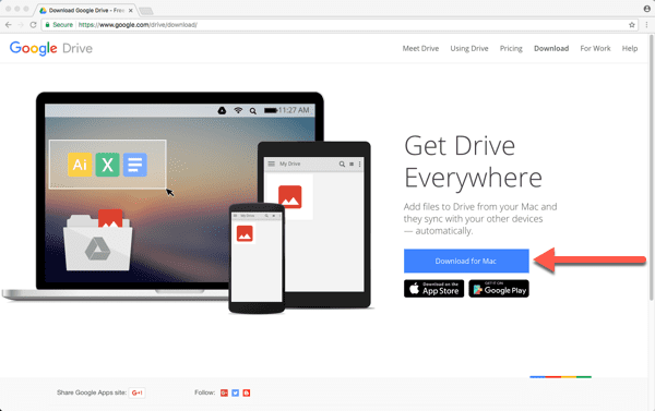google drive for mac update